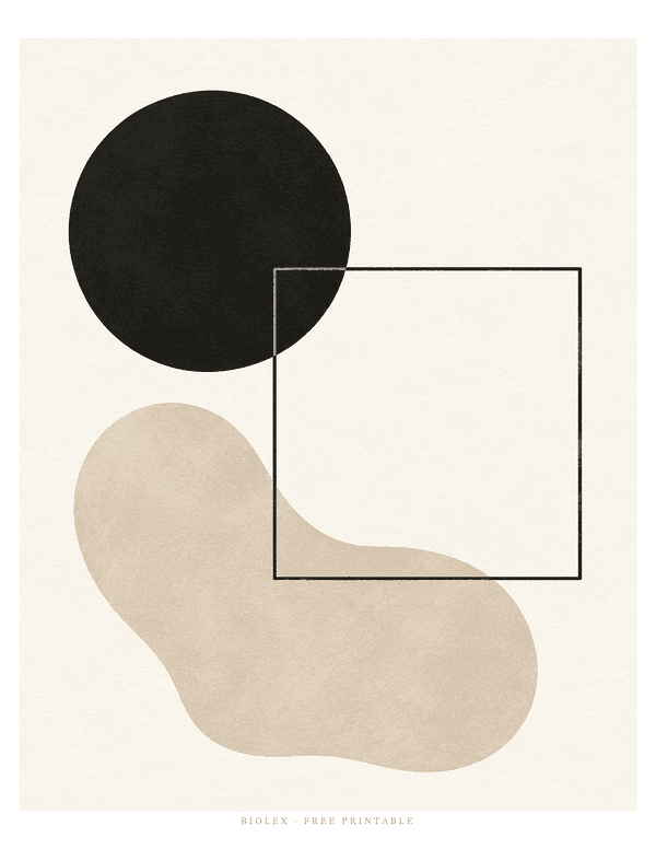 Preview of Abstract Shapes, Free Printable