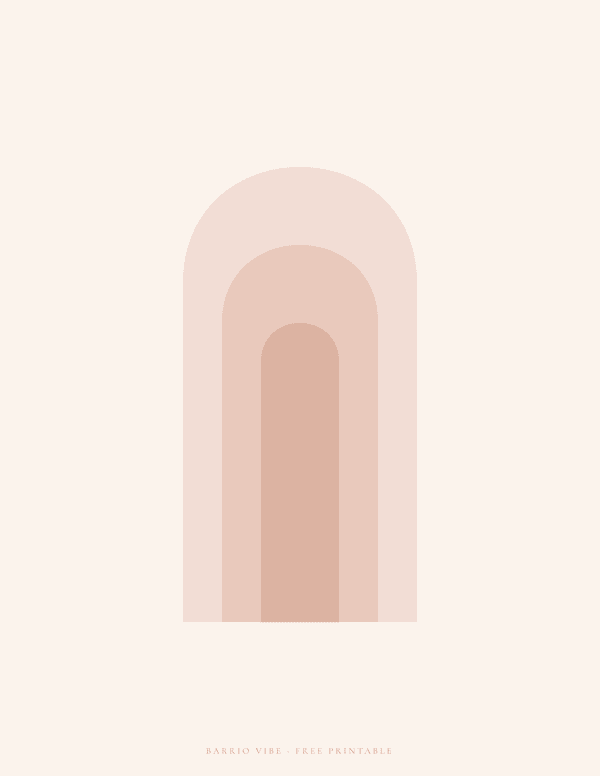 Preview of Boho Arch Wall Art, Free Printable