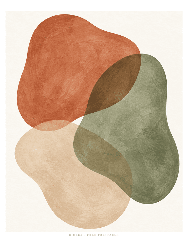 Preview of Organic Shapes, Free Printable