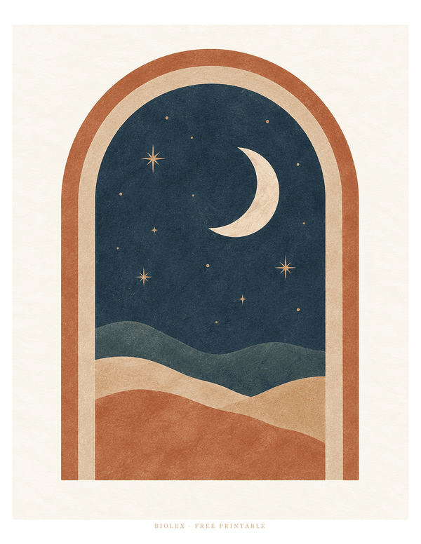 Preview of Night Sky Arch, Free Printable