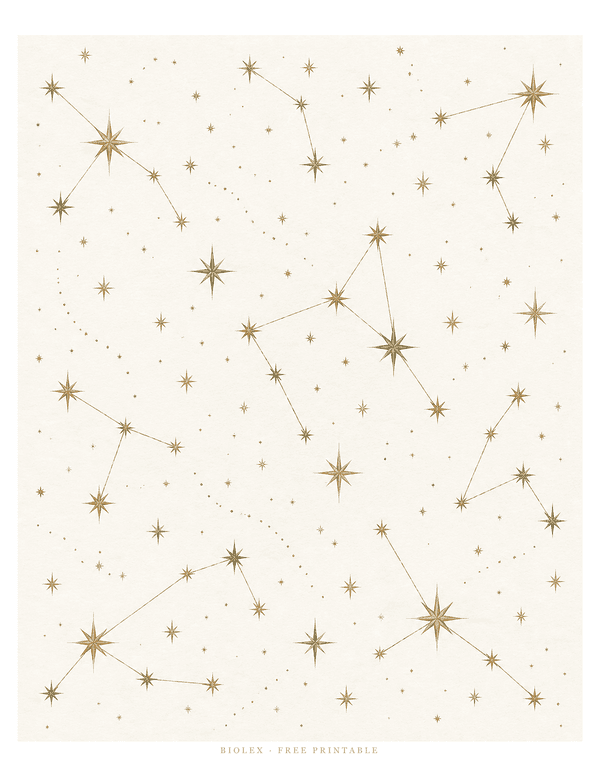 Preview of Constellation Map, Free Printable