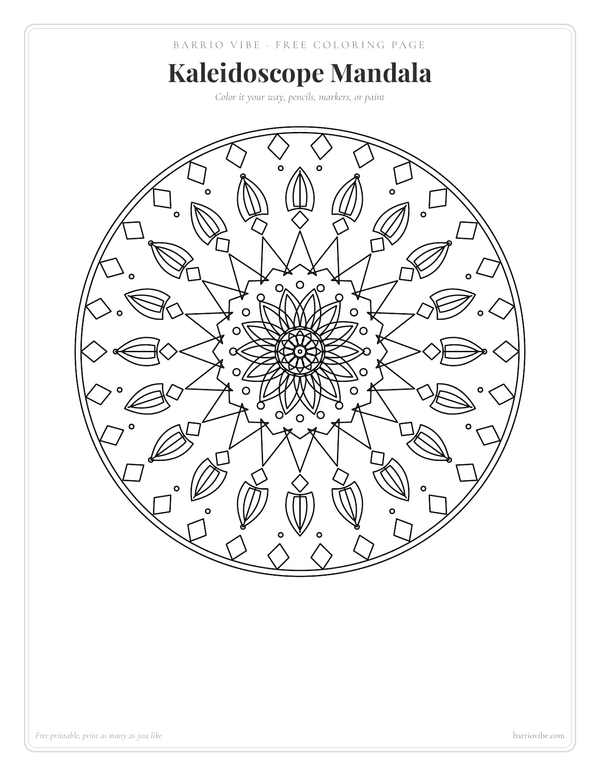 Preview of Kaleidoscope Mandala