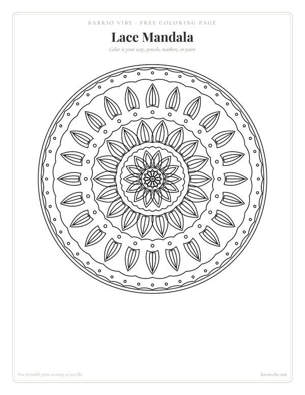 Preview of Lace Mandala